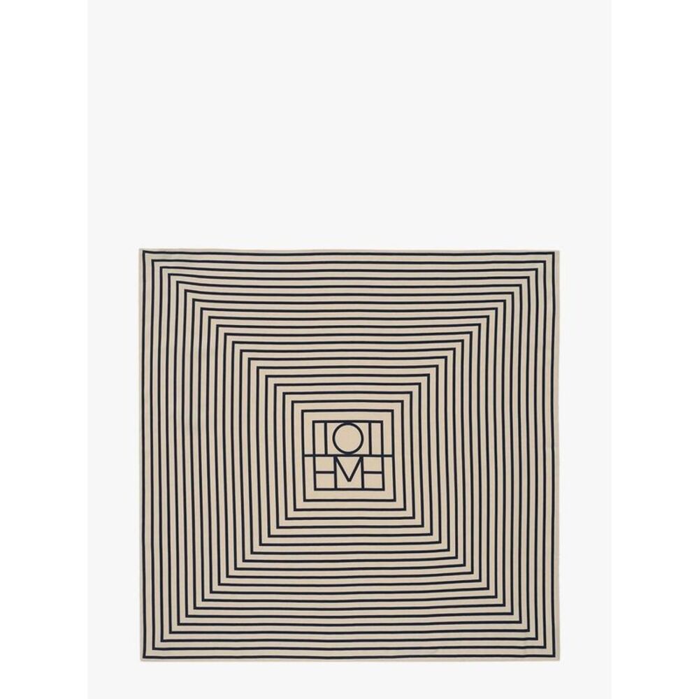 Toteme Women Monogram Silk Foulard